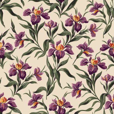 JACARANDA FLORAL VECTOR FİLMİNDE GERÇEK PATTERN