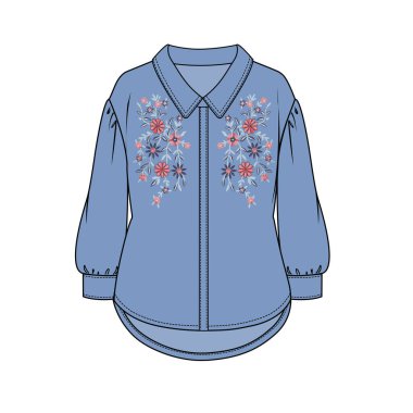 BÜYÜK KIZ KIZ KIZLAR VE EDİLMEK VECTOR FİLMİNDE ÇOCUKLAR İÇİN DENİM YÜKSETİ