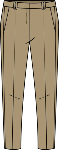Moderní Dámské Oblečení Barevná Ilustrace Dámských Kalhot — Stockový vektor