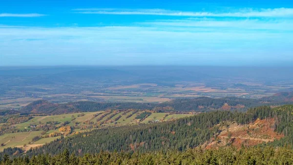 Colofrul Indah Musim Gugur Alam Dalam Lanskap Pedesaan Czech Dan — Stok Foto