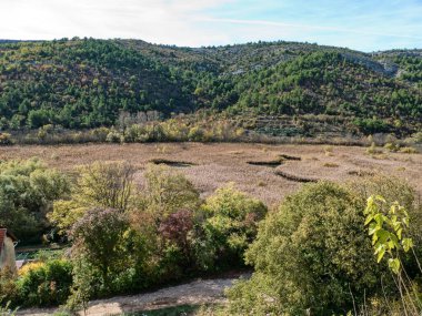 Hırvatistan 'daki güzel doğal Krka Nehri Ulusal Parkı