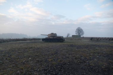 Eski Czech tarihi sığınak müzesi.