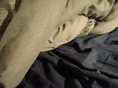 Gri ve mavi yastık dokusu ayrıntıları