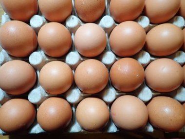 Çiğ ve çiğ yumurta tabağı.