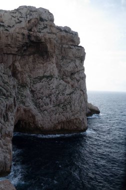 beautiful famous capo caccia in sardinia italy