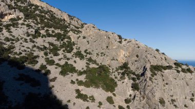beautiful amazing sardinia mountains and rocks for climbing