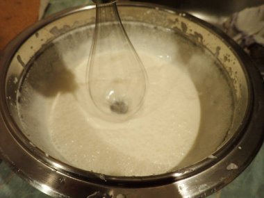 homemade cooking of a carrot cake in kitchen