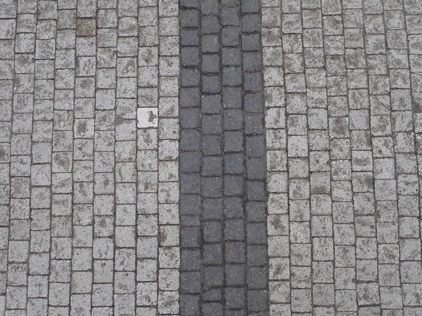 コンクリート製の石畳の道の詳細 — ストック写真