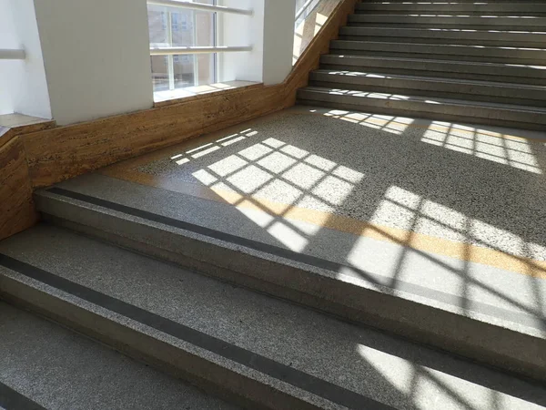 Деталь Світла Тіні Внутрішніх Сходах — стокове фото
