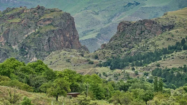 Ermenistan Doğanın Güzel Renkli Dağ Manzarası — Stok fotoğraf