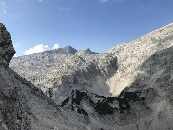Calcário Incrível Bela Paisagem Montanha Totes Gebirge Áustria — Fotografia de Stock