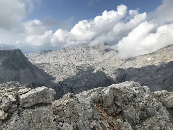 Stock image amazing limestone beautiful mountain landscape in totes gebirge in austria