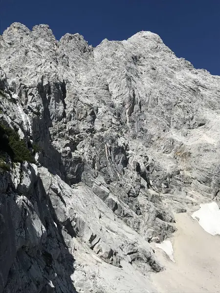 Incroyable Calcaire Beau Paysage Montagne Dans Les Totes Gebirge Autriche — Photo