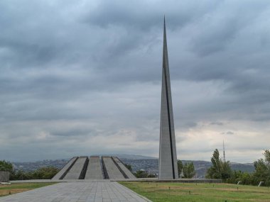 Erivan 'daki büyük Ermeni soykırımı anıtı