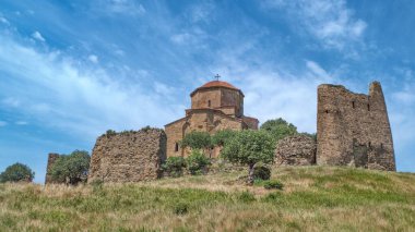 Mccheta Geirgia 'daki güzel tarihi kilise Jvari
