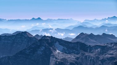 Hohe tauern austria 'da zirve panoraması