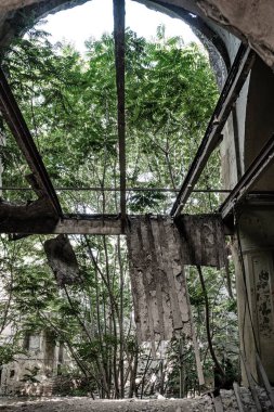 Tiblis tarihi merkezindeki eski evler mimarisi