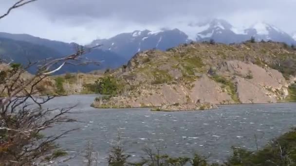 Fantastisk Natur Nationalpark Patagonien Sydamerika — Stockvideo