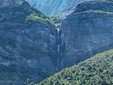 Şili patagonisi Güney Amerika 'daki inanılmaz ünlü Torres del Paine Ulusal Parkı