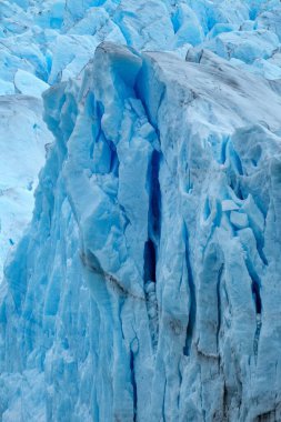Güney Amerika 'daki Patagonya' daki buz sahasında muhteşem bir perito moreno glasier. Güney Amerika Arjantin ve Şili.