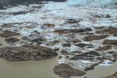 Güney Amerika 'daki Arjantin patagonisi' ndeki Los Glaciares Ulusal Parkı