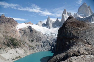 Güney Amerika 'daki Arjantin patagonisi' ndeki Los Glaciares Ulusal Parkı