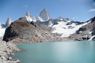 Güney Amerika 'daki Arjantin patagonisi' ndeki Los Glaciares Ulusal Parkı