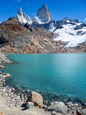 Güney Amerika 'daki Arjantin patagonisi' ndeki Los Glaciares Ulusal Parkı