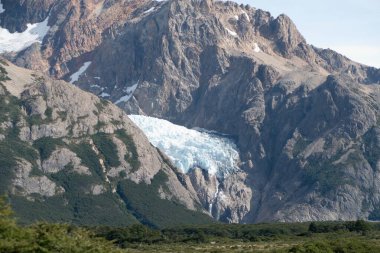 Güney Amerika 'daki Arjantin patagonisi' ndeki Los Glaciares Ulusal Parkı