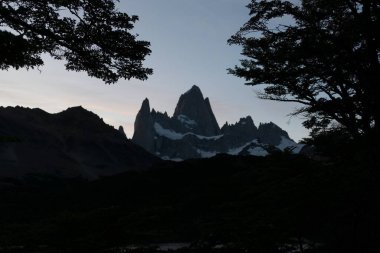 Güney Amerika 'daki Arjantin patagonisi' ndeki Los Glaciares Ulusal Parkı