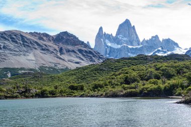 Güney Amerika 'daki Arjantin patagonisi' ndeki Los Glaciares Ulusal Parkı