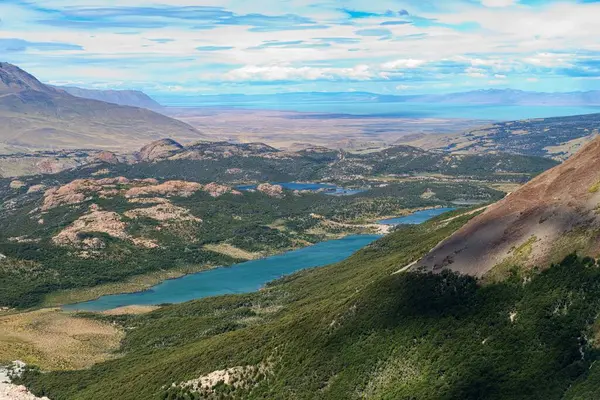 Güney Amerika 'daki Arjantin patagonisi' ndeki Los Glaciares Ulusal Parkı