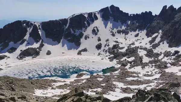 stock image challenging beautiful hiking the GR20 trail corsica island france