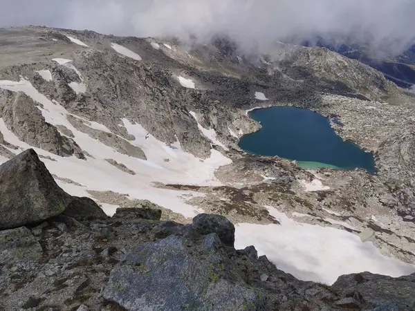 stock image challenging beautiful hiking the GR20 trail corsica island france