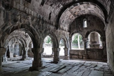 Alaverdi Ermenistan 'daki güzel gizemli sanahin manastırı.