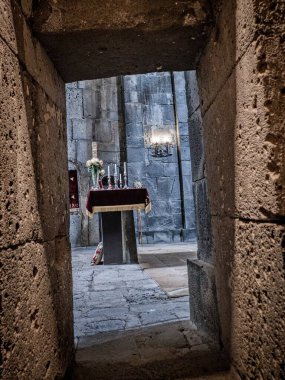 Alaverdi Ermenistan 'daki güzel gizemli sanahin manastırı.