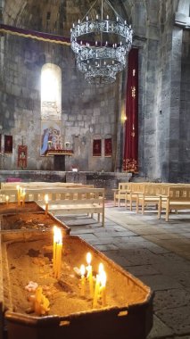 Alaverdi Ermenistan 'daki güzel gizemli sanahin manastırı.