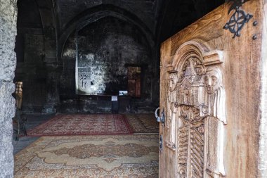Ermenistan 'daki Ermeni kilise manastırı taş bina