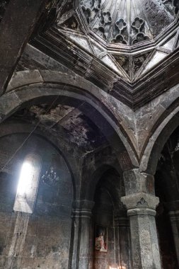 Ermenistan 'daki Ermeni kilise manastırı taş bina