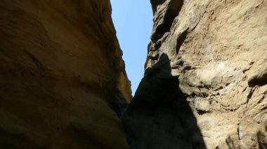 Upliscikhe Gürcistan 'daki Rock Canyon.
