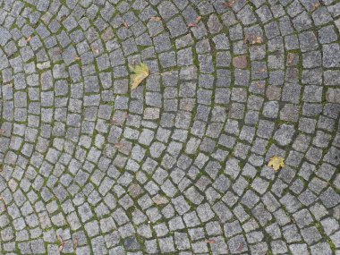 Yürüme yolundaki gri şehir kaldırım kiremitleri dokusu