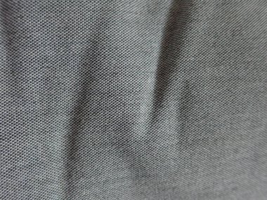 Ev için gri bir kumaşın dokusunun ayrıntıları