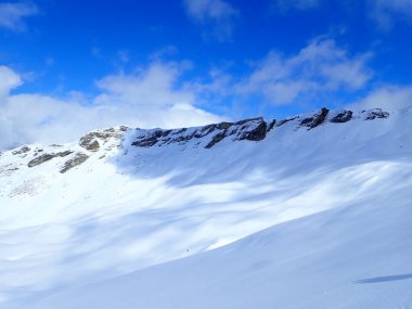Meşhur sıçrayan varış yeri karla kaplı kış vadisidir.