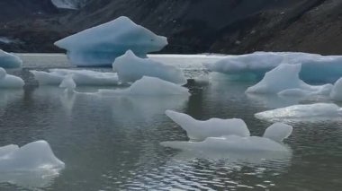 Muhteşem patagonya yaz doğasında yürüyüş.