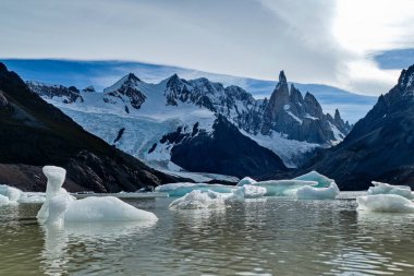 Los Glaciares 'teki muhteşem buzul manzarası ulusal patagonya Arjantin