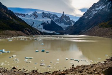 Los Glaciares 'teki muhteşem buzul manzarası ulusal patagonya Arjantin