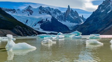 Los Glaciares 'teki muhteşem buzul manzarası ulusal patagonya Arjantin