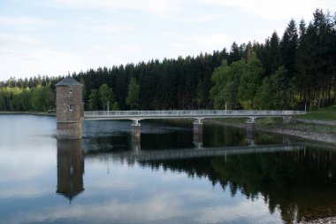 Czechia Avrupa 'daki Krusne azgın dağlarında inanılmaz güzel doğa.