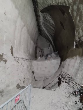 Prag 'ın yeni metro hattı D' nin inşaatı devam ediyor.