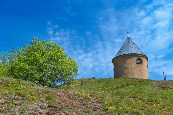 Czechia Avrupa 'daki Krusne azgın dağlarında inanılmaz güzel doğa.